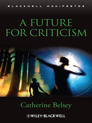 cover image of A Future for Criticism